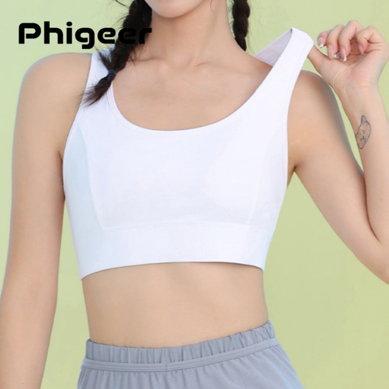 Sports Bra High Impact - PHIGEER ผู้หญิง High Impact กีฬา Bras