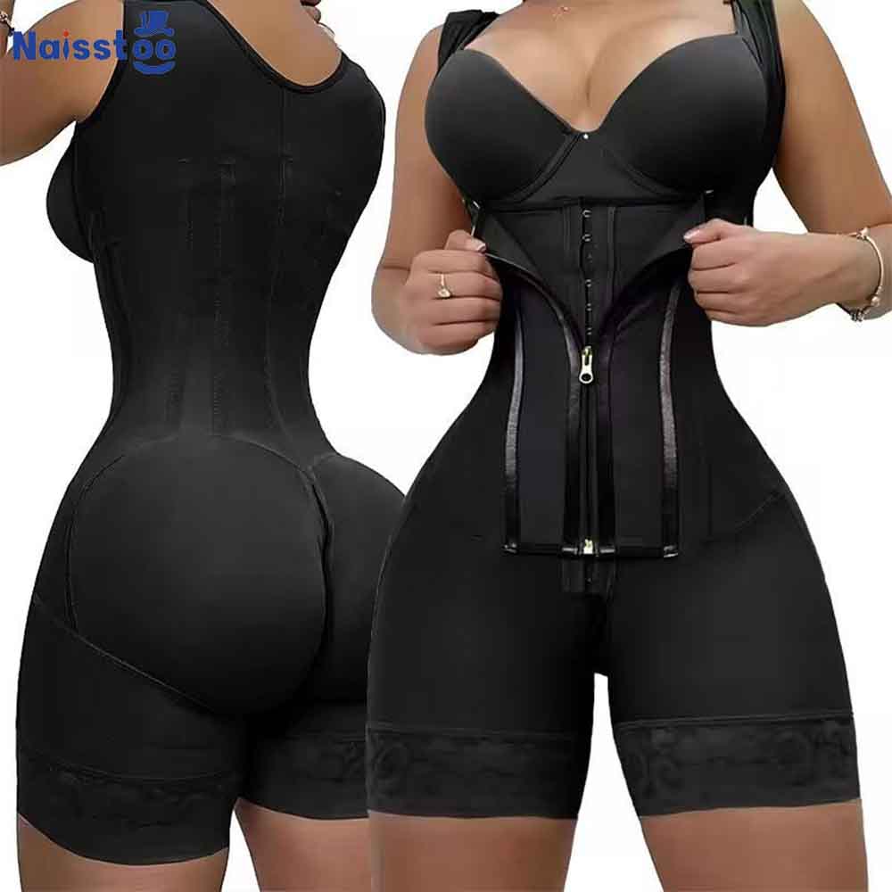 Shapewear Bodysuit Firm - Fajas Colombianas โพสต์ Tummy Shapers ผู้หญิง