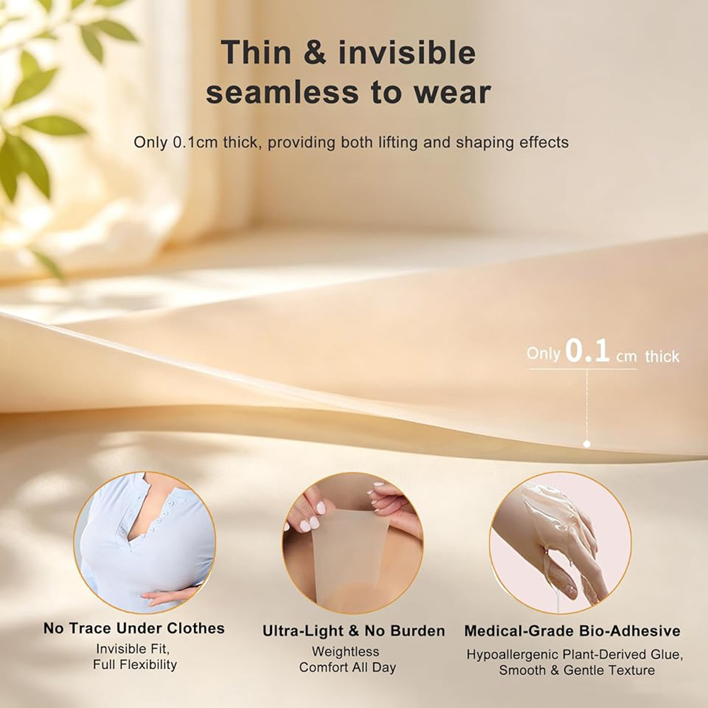 เทปซิลิโคนยกกระชับหน้าอกแบบสำเ - Silicone Bra Adhesive บทวิจารณ์และราคา