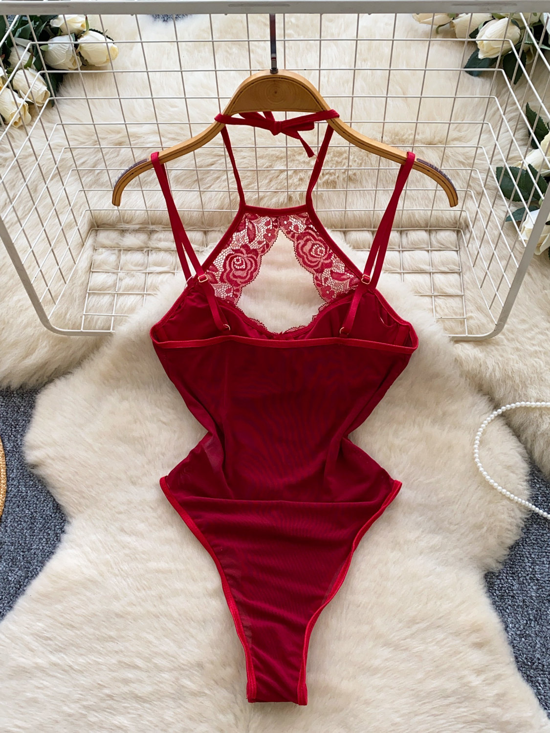 ชุดบอดี้สูทลูกไม้เซ็กซี่สำหรับ - Lace Teddy Lingerie บทวิจารณ์และราคา